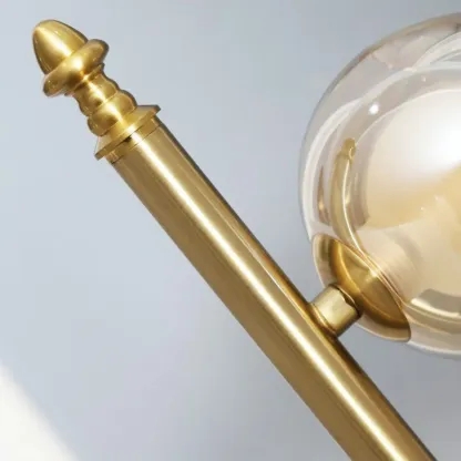 Unique 6-Light Modern Floor Lamp with Glass Globe Shades  Image - 9