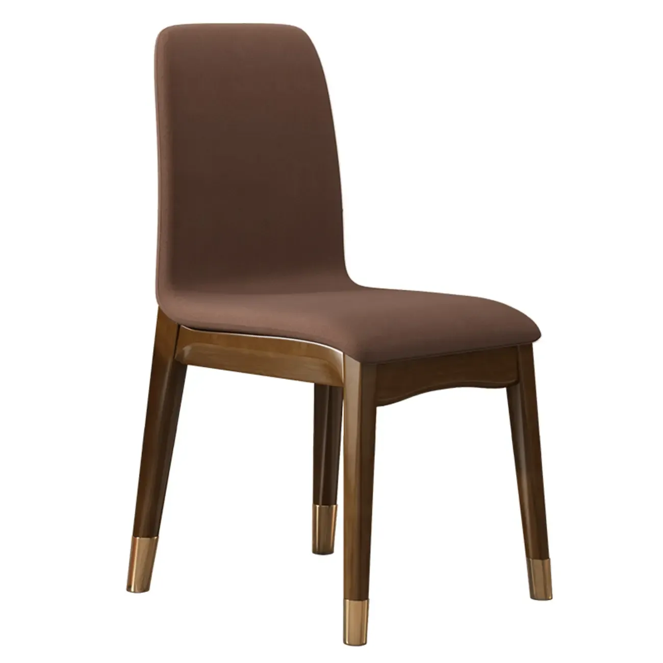Upholstered Dining Chair Armless Solid Back with Multi Color Image - 27