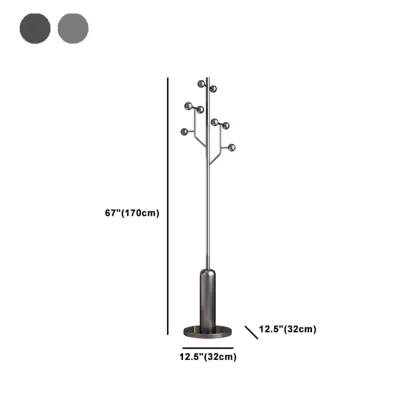 Glam Stainless Steel Coat Rack with Unique Stand #size