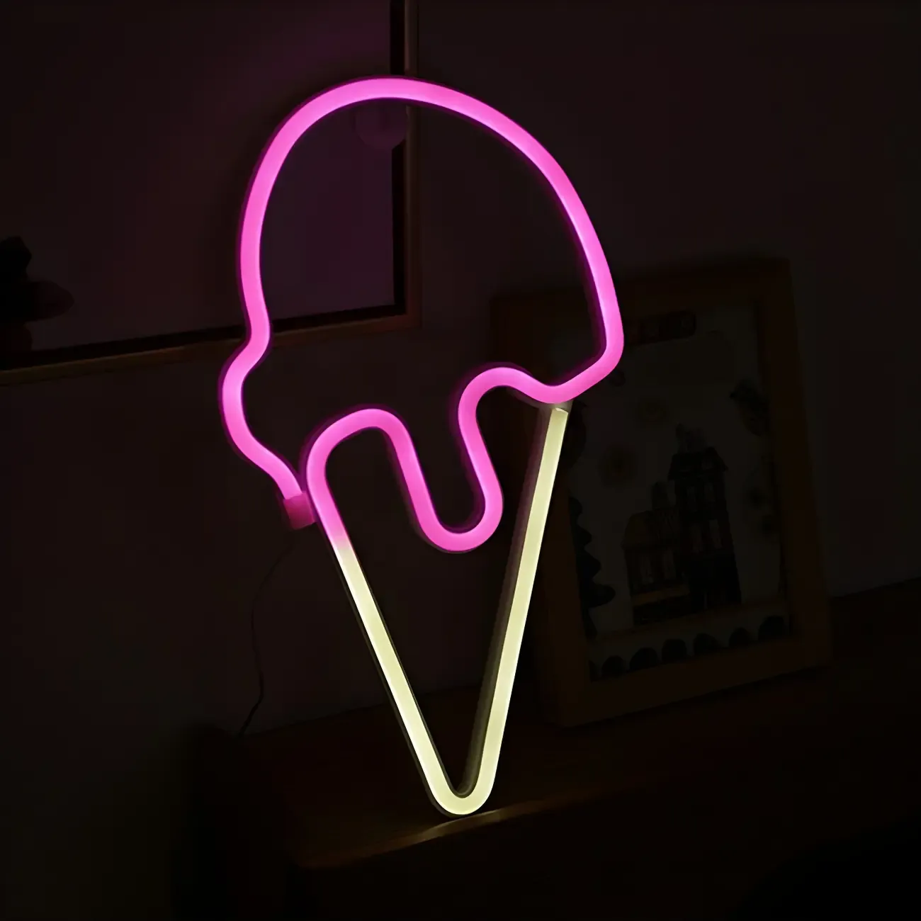 Colorful Plastic Rainbow LED Night Light for Kids Room Decoration Image - 6