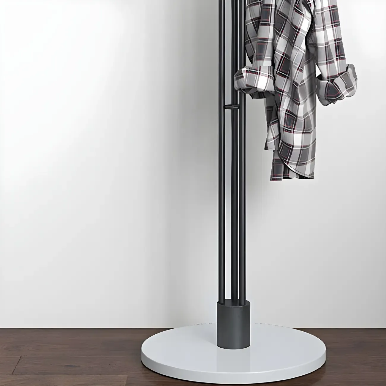 Modern Metal Leaf Shaped Coat Rack Image - 8