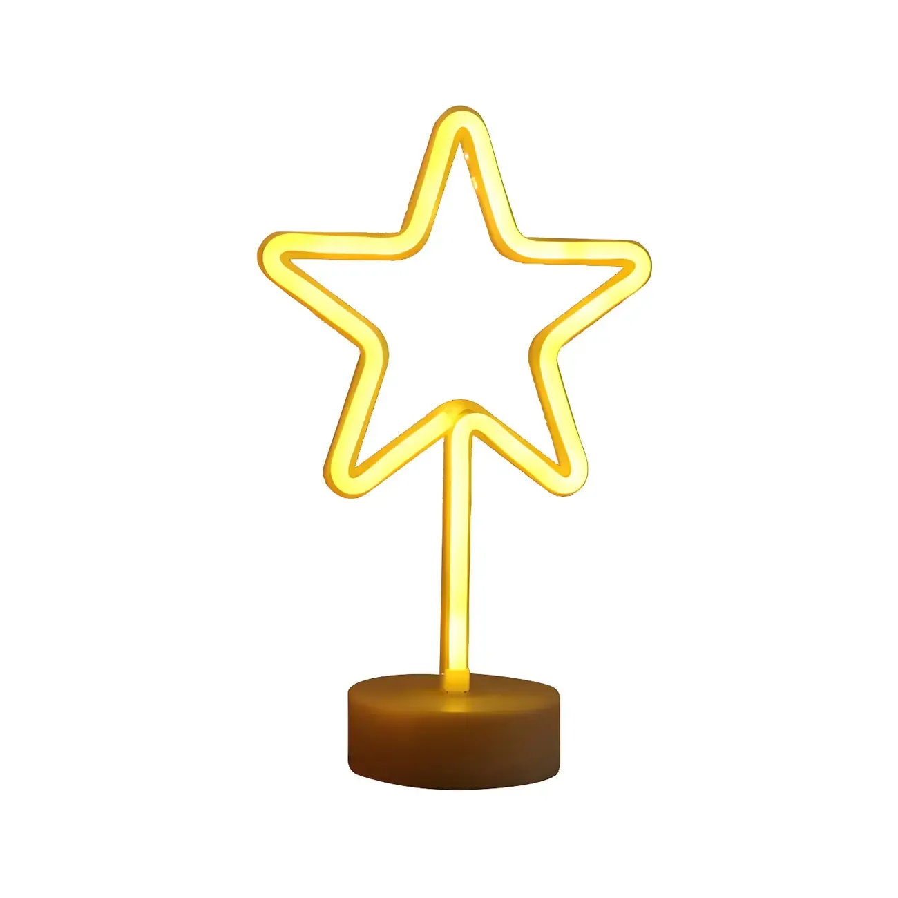Cozy Linear Star Shaped LED Night Light for Kids Bedroom Decor Image - 2