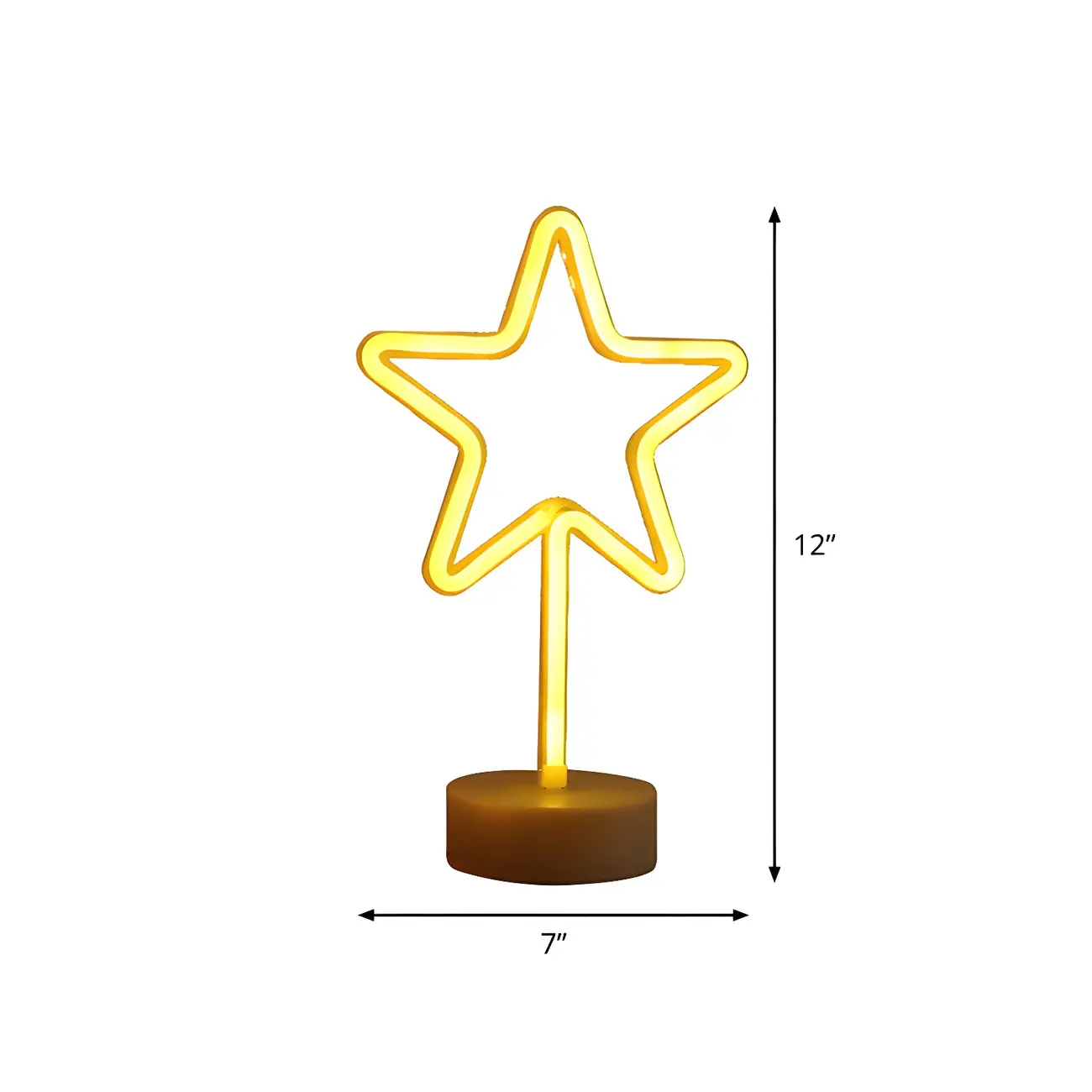 Cozy Linear Star Shaped LED Night Light for Kids Bedroom Decor Image - 3 | homeyfad