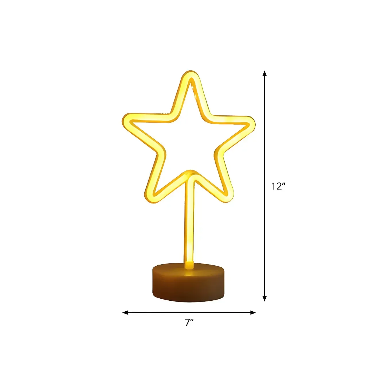 Cozy Linear Star Shaped LED Night Light for Kids Bedroom Decor Image - 3