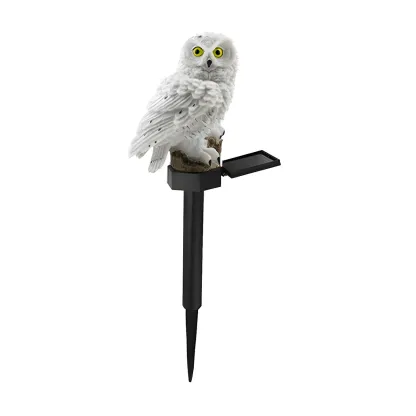 Solar Harry Potter Owl Resin LED Decor Light for Courtyard Gardens Image - 5
