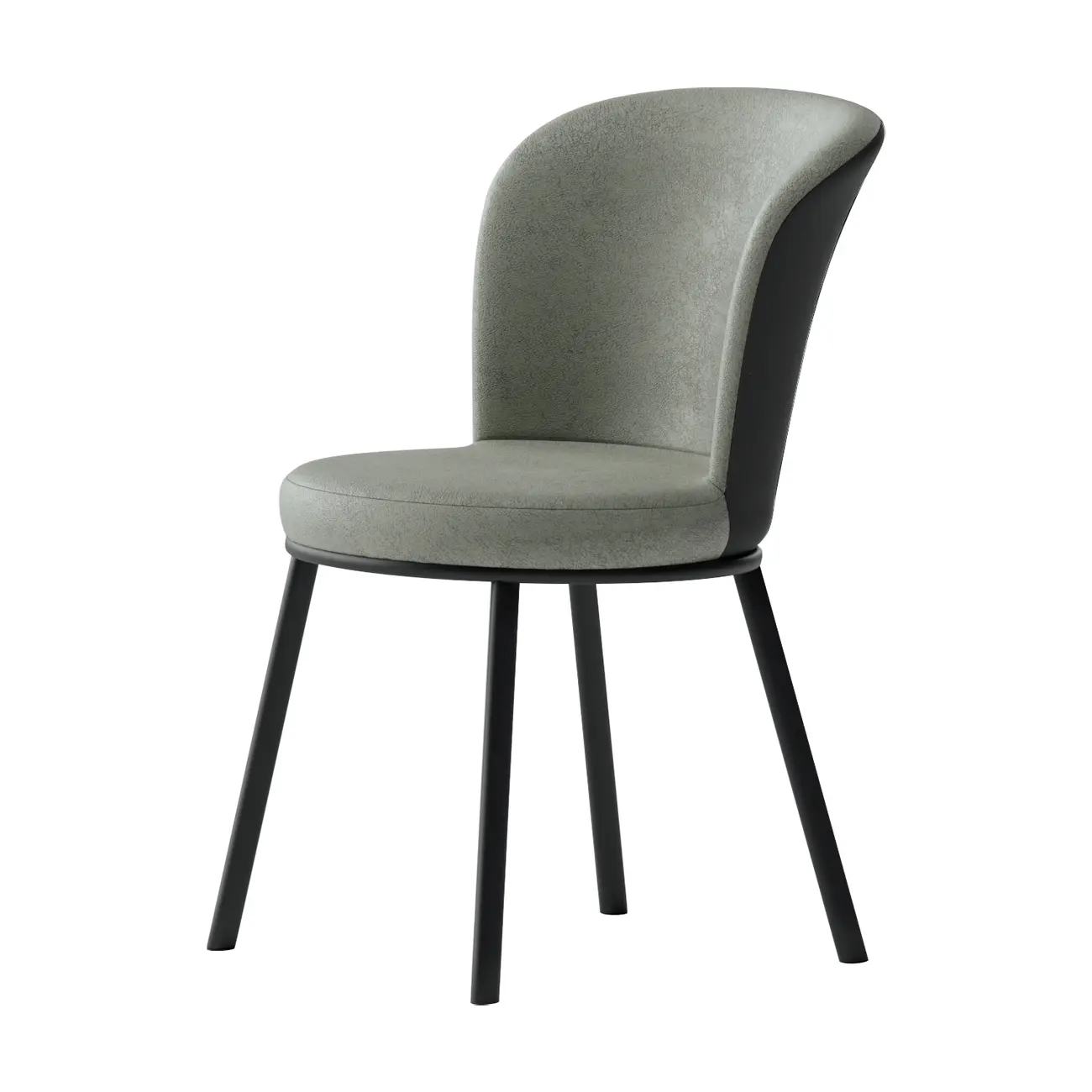 Contemporary Pink Cotton Upholstered Dining Chair Image - 2 | homeyfad