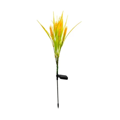 LED Solar Yellow Wheat Landscape Light for Outdoor Decor Image - 3