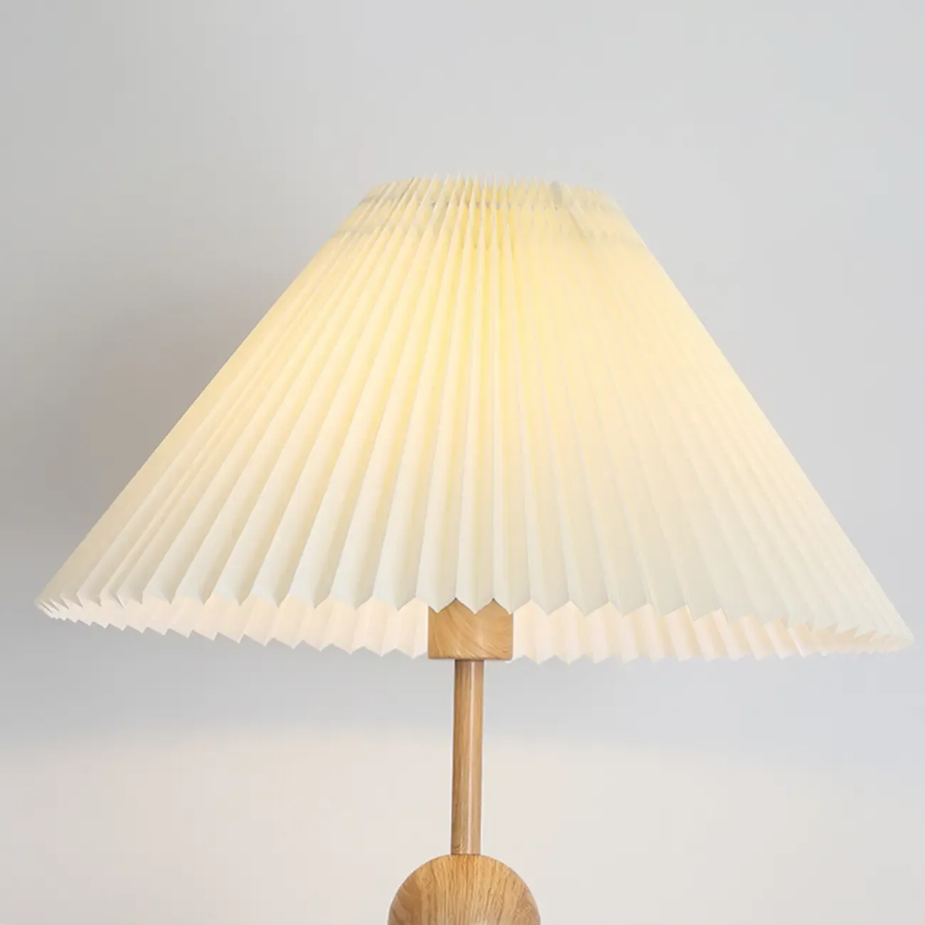 Adjustable Stacked Ball Floor Lamp with Fabric Shade Image - 11