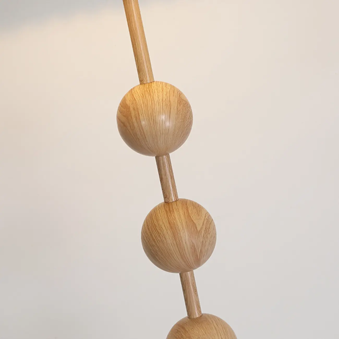 Adjustable Stacked Ball Floor Lamp with Fabric Shade Image - 12 | homeyfad