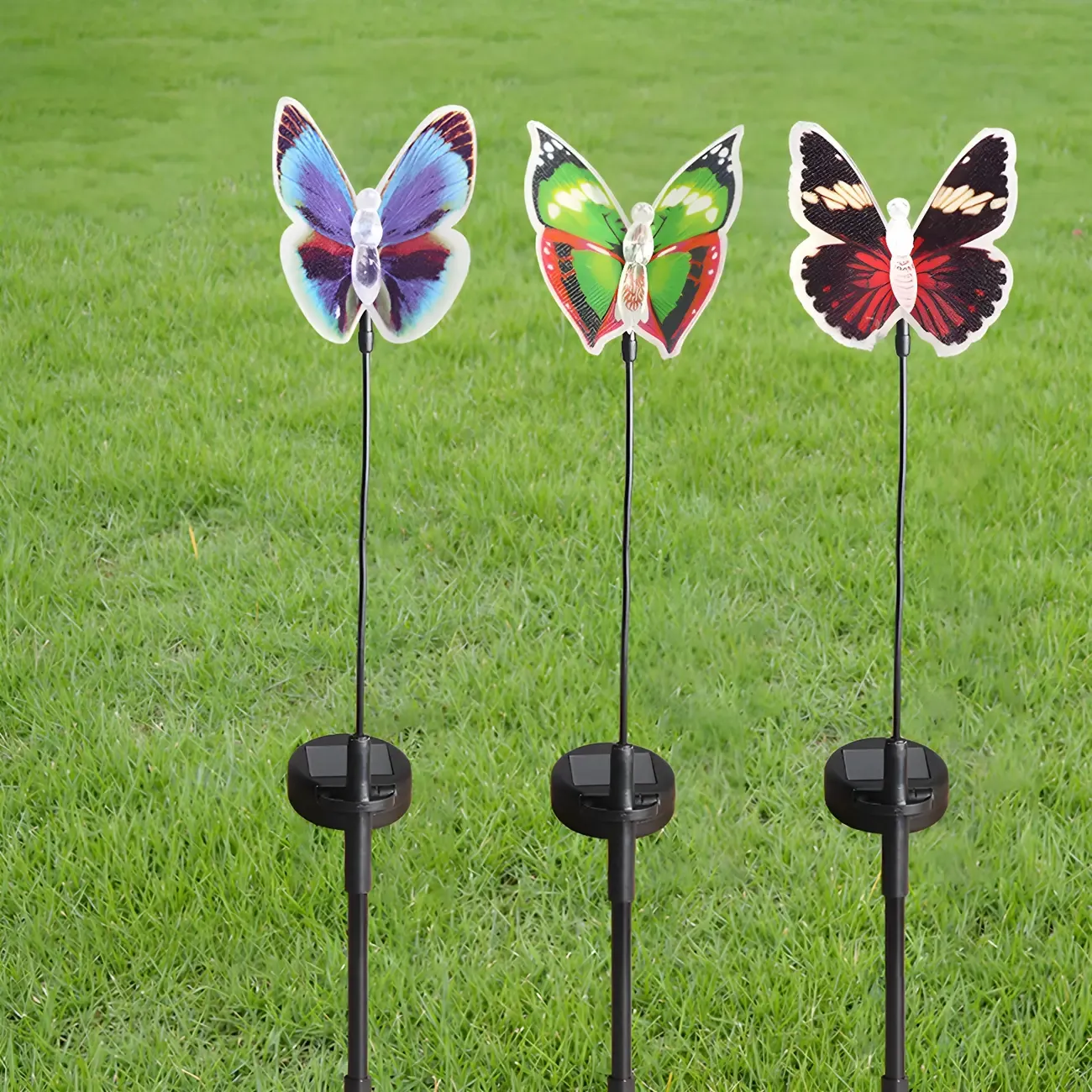Whimsical Butterfly Solar Decorative Landscape Lighting Image - 1