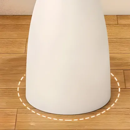  Minimalist Black Metal Round Side Table for Living Room Image - 7