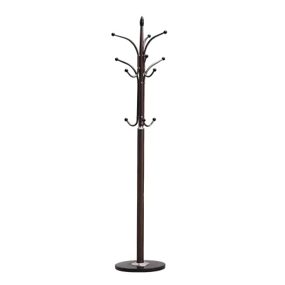 Elegant Metal Freestanding Coat Rack with Hooks Image - 5