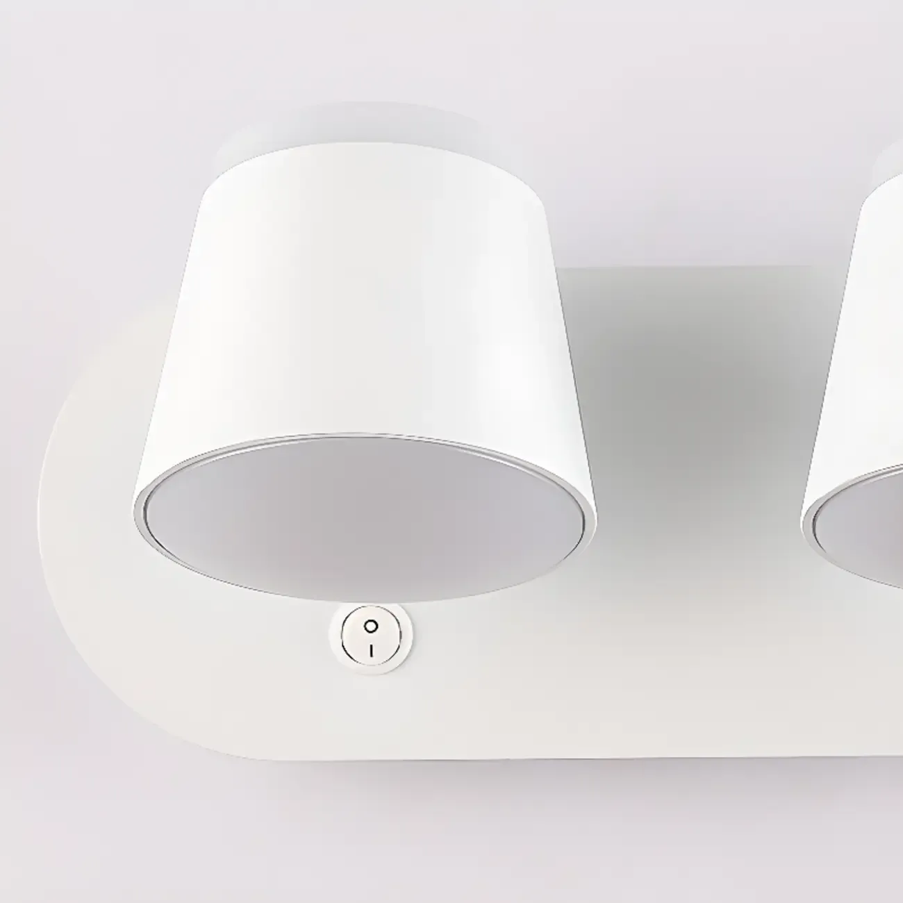 Modern Wall-Mounted Mini White Bathroom Vanity Light Fixture  Image - 14