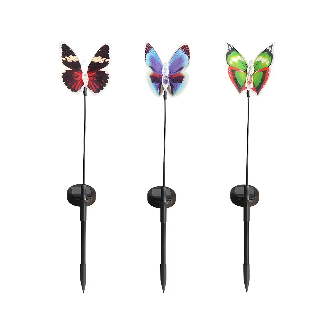 Whimsical Butterfly Solar Decorative Landscape Lighting Image - 5