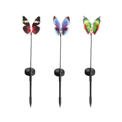 Whimsical Butterfly Solar Decorative Landscape Lighting Image - 5