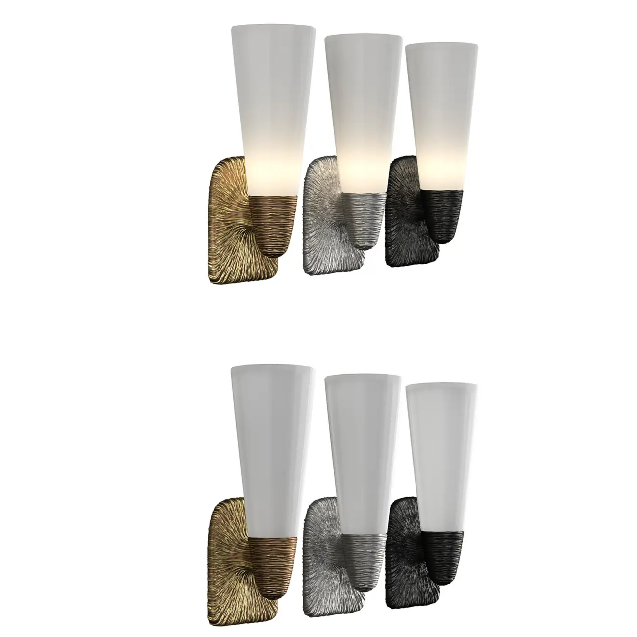 Elegant Glass Wall-Mounted Vanity Light for Bathroom Art Deco  Image - 6 | homeyfad