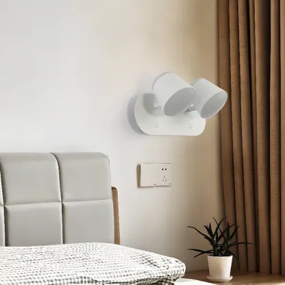 Modern Wall-Mounted Mini White Bathroom Vanity Light Fixture  Image - 19