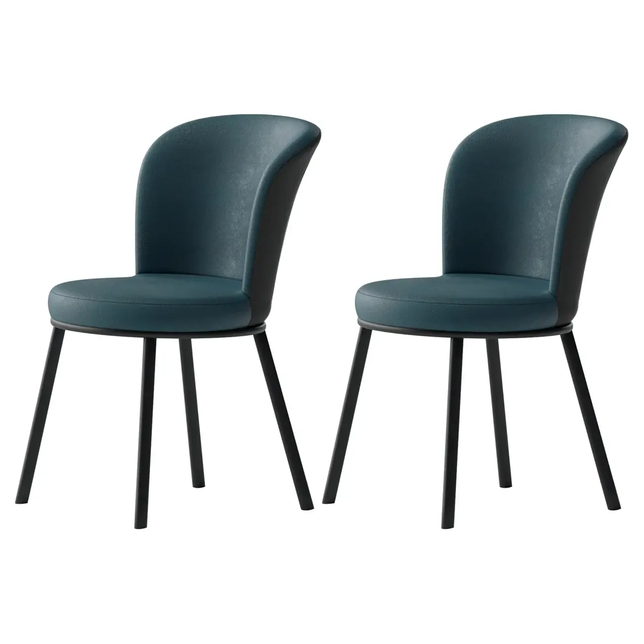 Contemporary Pink Cotton Upholstered Dining Chair Image - 15