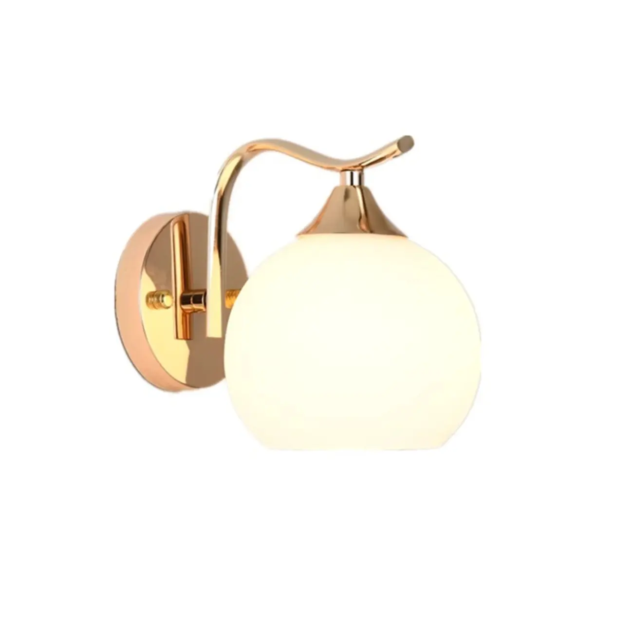 Modern Globe Bathroom Vanity Light with Chrome Finish Image - 5 | homeyfad