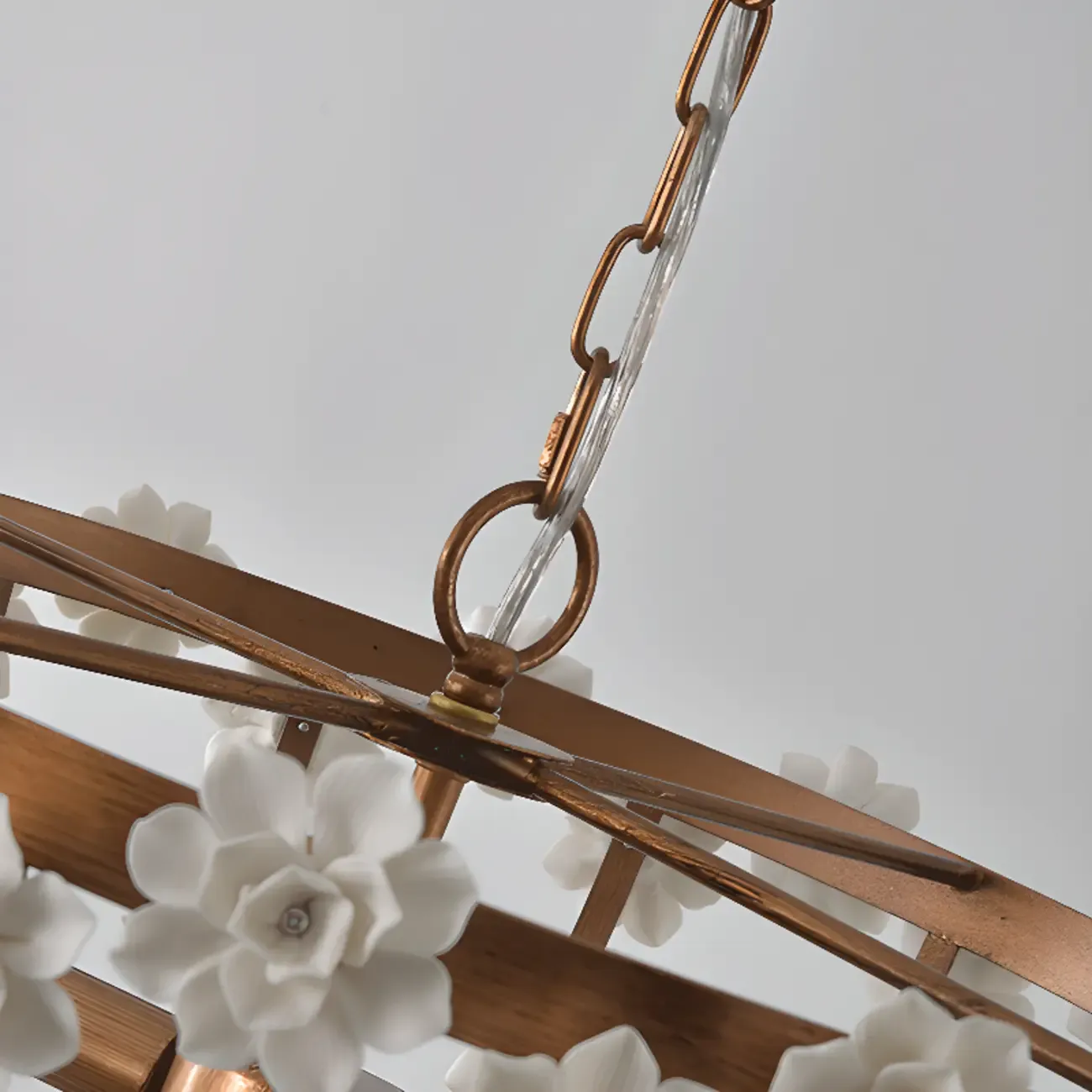 Modern Dome Ceramics Chandelier for Elegant Dining Room Image - 11