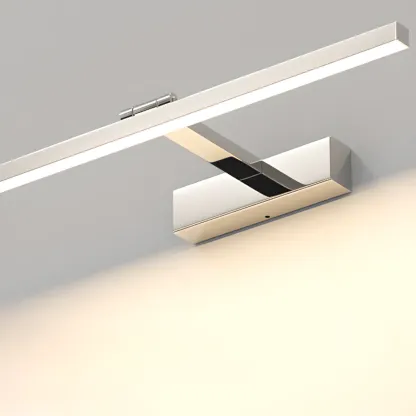 Rectangular Modern Linear LED Vanity Light for Bathroom Decor Image - 5