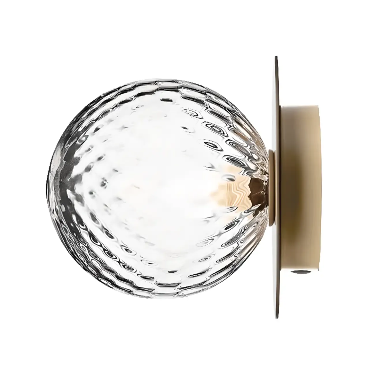 Vintage Globe Glass Bathroom Vanity Light with Ambient Design Image - 5