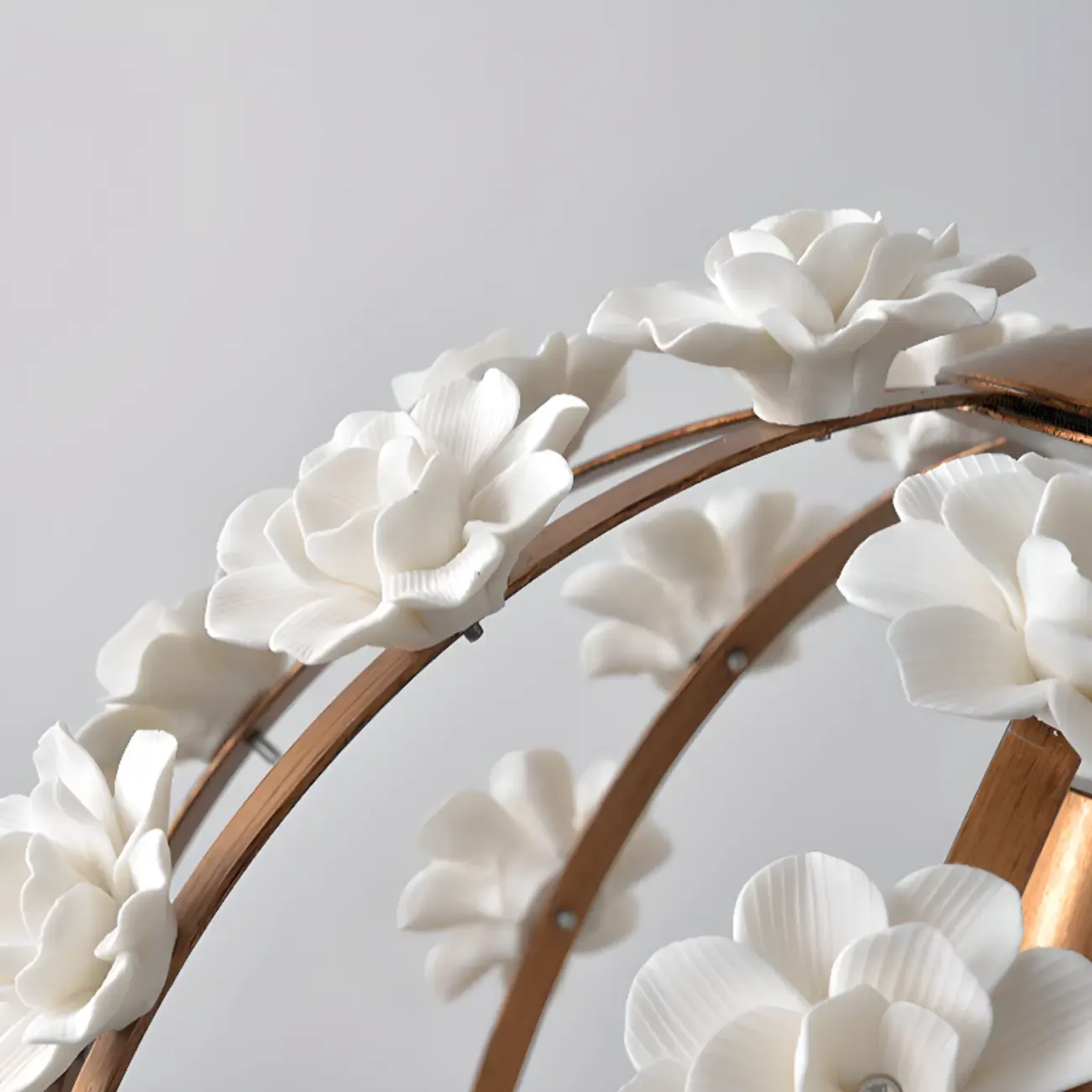 Modern Dome Ceramics Chandelier for Elegant Dining Room Image - 12