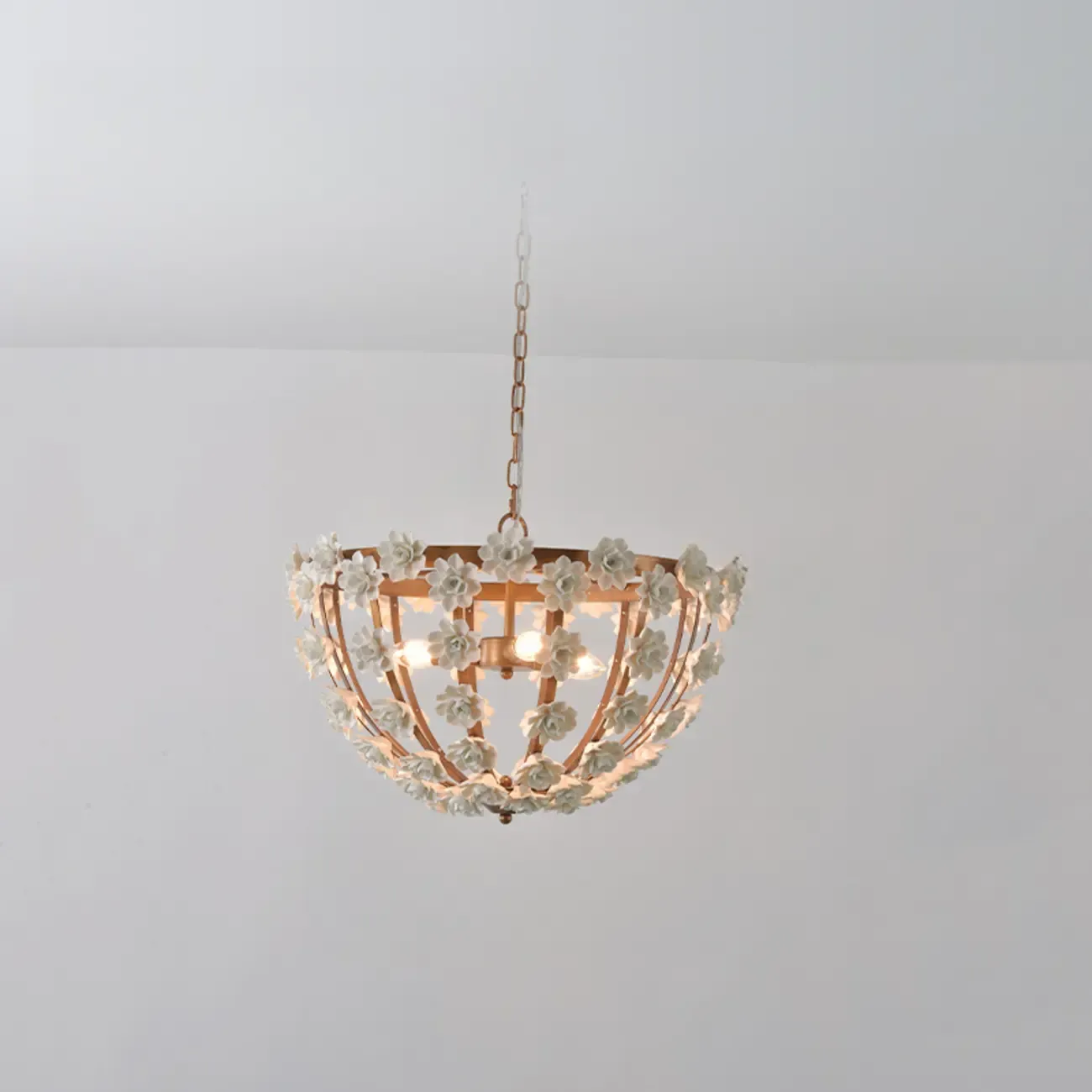  Modern Dome Ceramics Chandelier for Elegant Dining Room Image - 13