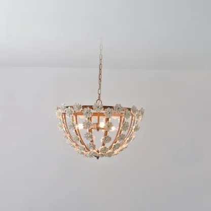  Modern Dome Ceramics Chandelier for Elegant Dining Room Image - 13