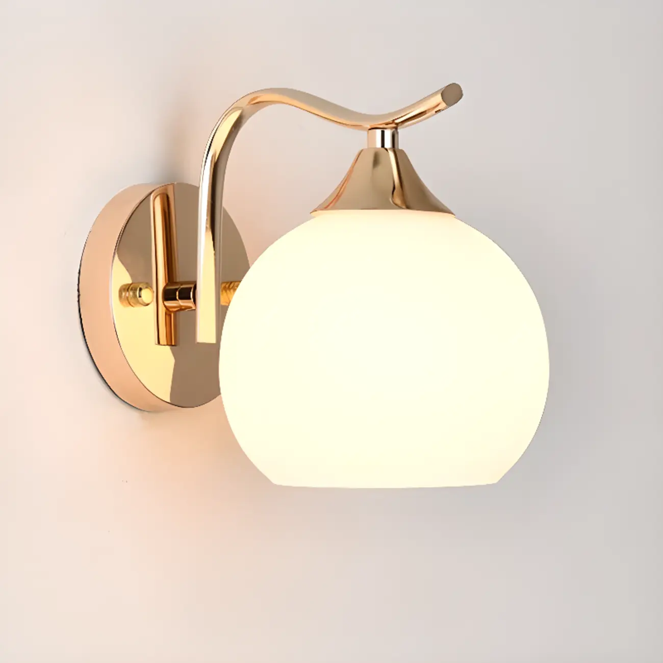 Modern Globe Bathroom Vanity Light with Chrome Finish Image - 9 | homeyfad