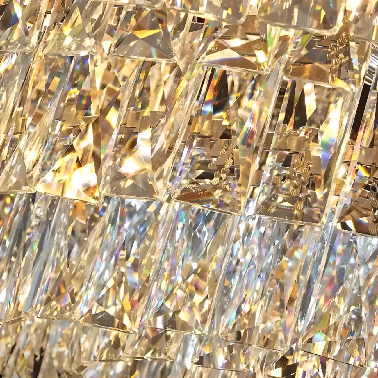 Adjustable Modern Luxury Crystal Chandelier with Multi-Tier Image - 11