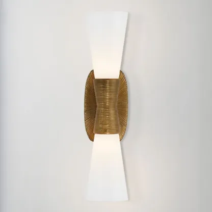 Elegant Glass Wall-Mounted Vanity Light for Bathroom Art Deco  Image - 13