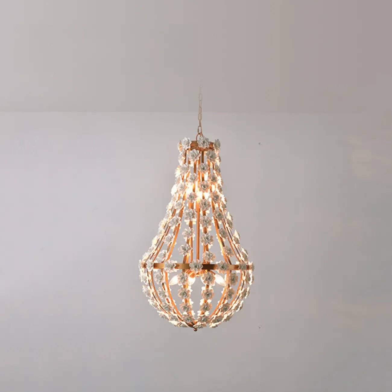  Modern Dome Ceramics Chandelier for Elegant Dining Room Image - 14