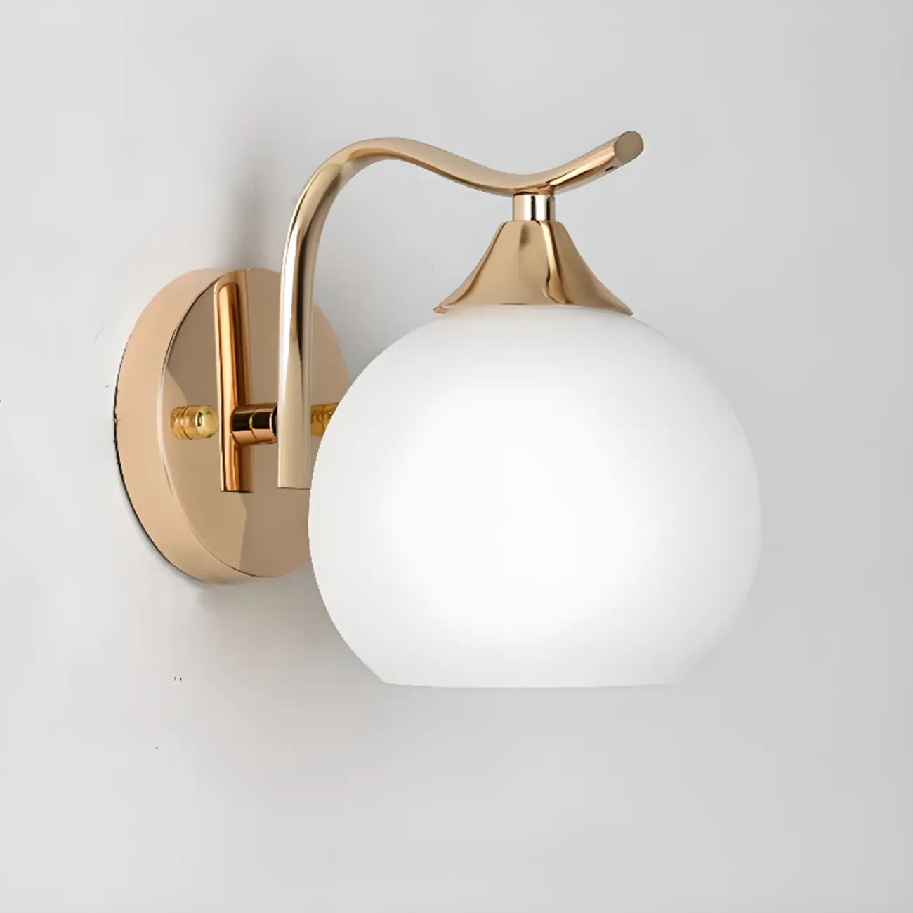 Modern Globe Bathroom Vanity Light with Chrome Finish Image - 10 | homeyfad