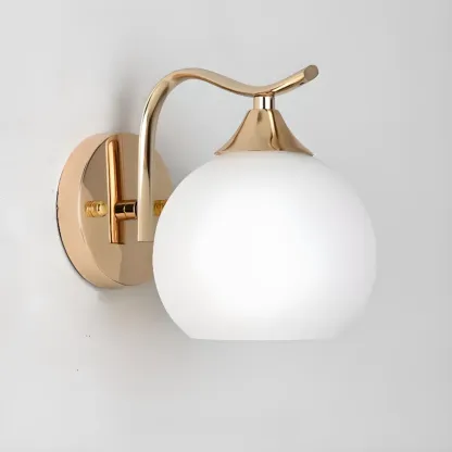 Modern Globe Bathroom Vanity Light with Chrome Finish Image - 10