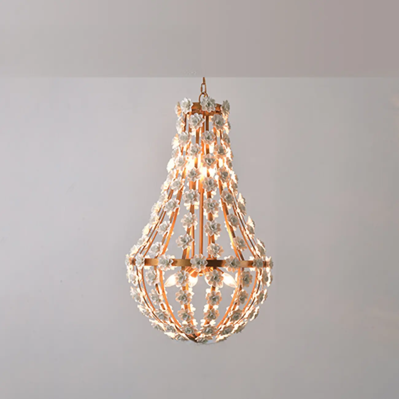  Modern Dome Ceramics Chandelier for Elegant Dining Room Image - 15 | homeyfad