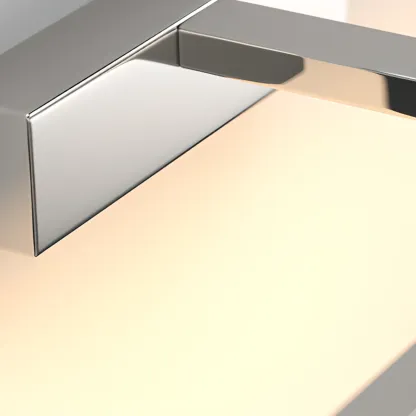 Rectangular Modern Linear LED Vanity Light for Bathroom Decor Image - 8