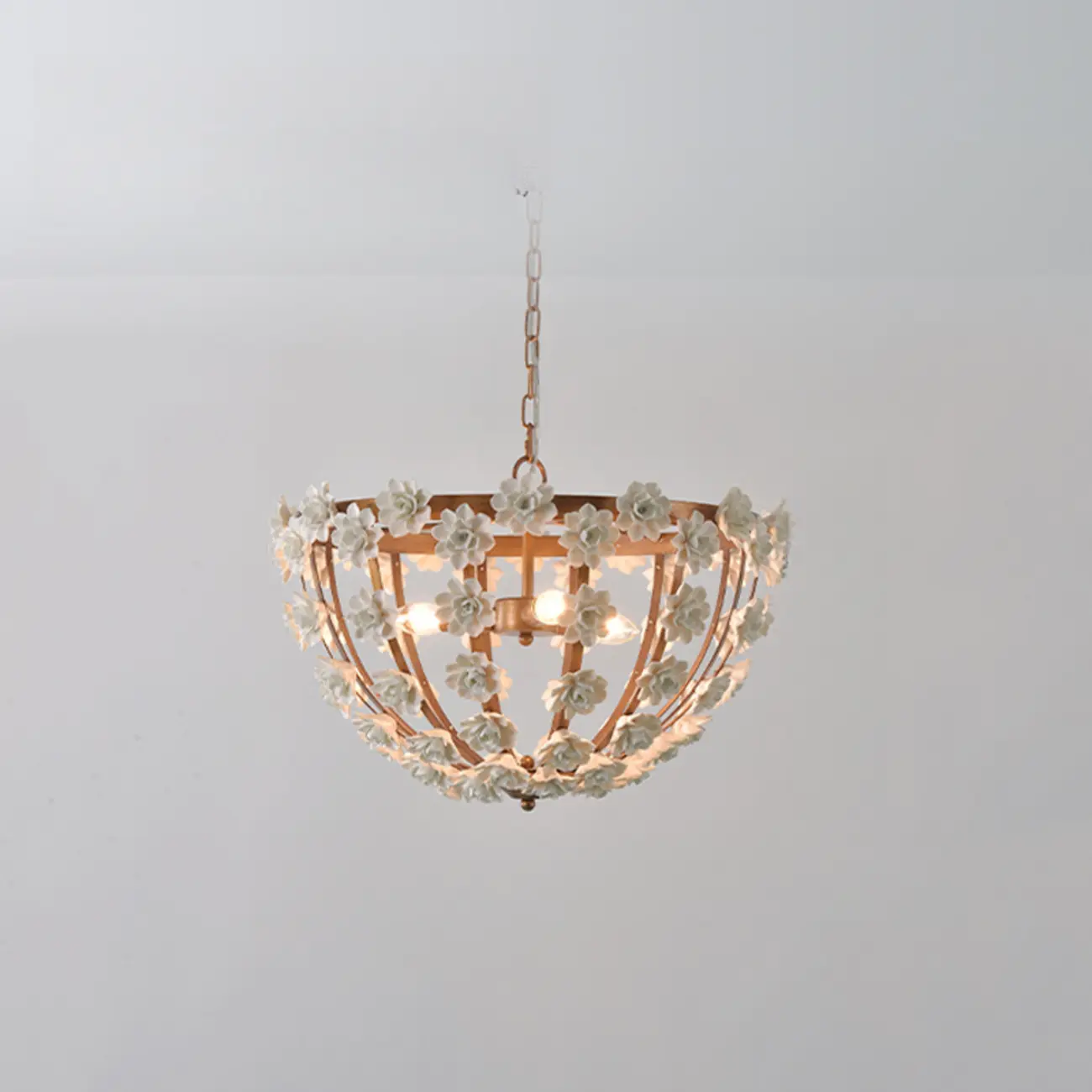  Modern Dome Ceramics Chandelier for Elegant Dining Room Image - 16 | homeyfad