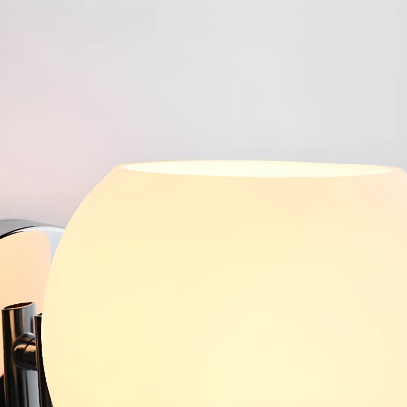 Modern Globe Bathroom Vanity Light with Chrome Finish Image - 13