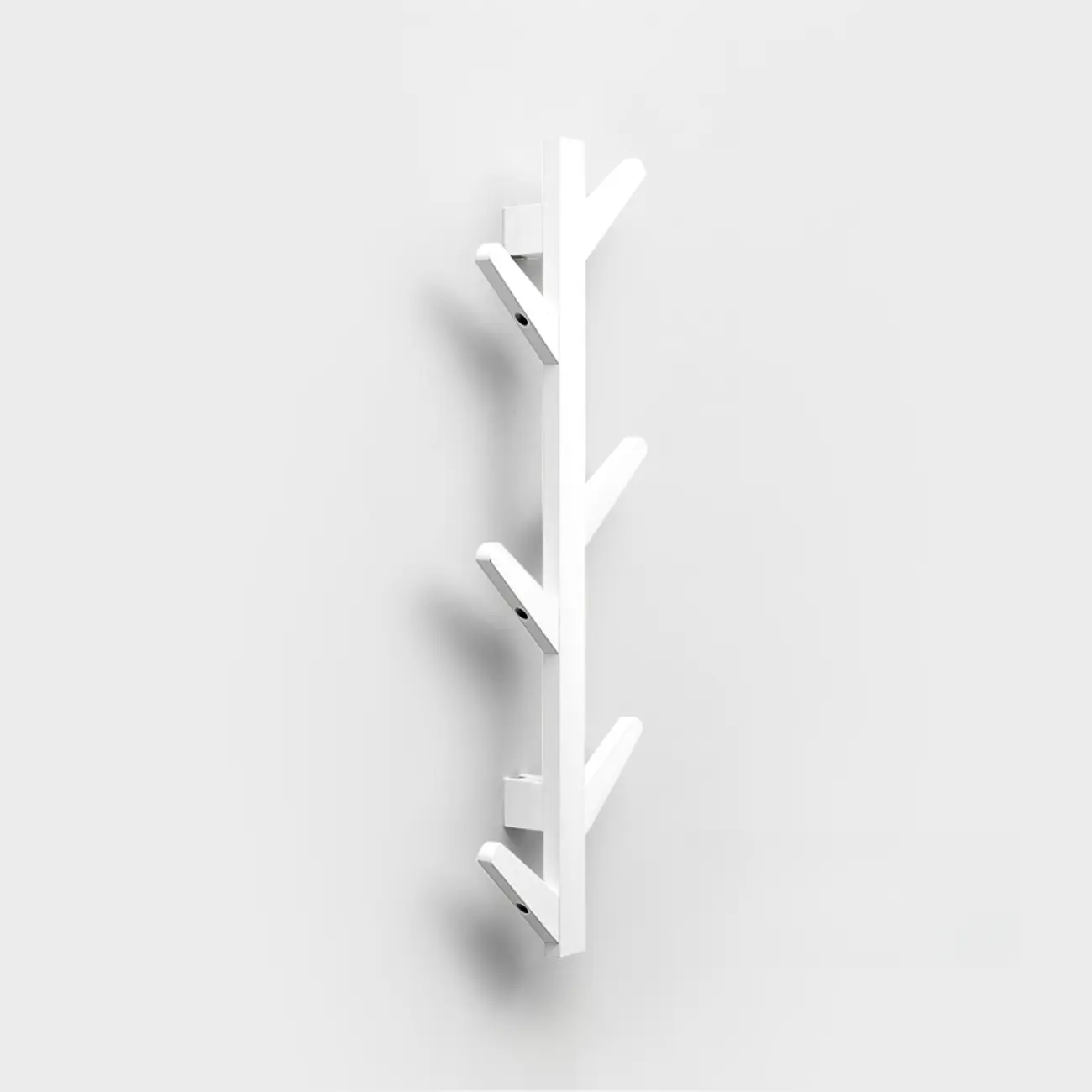 Modern Bamboo Wall-Mounted Coat Rack Image - 3 | homeyfad
