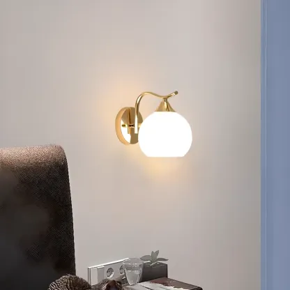 Modern Globe Bathroom Vanity Light with Chrome Finish Image - 15