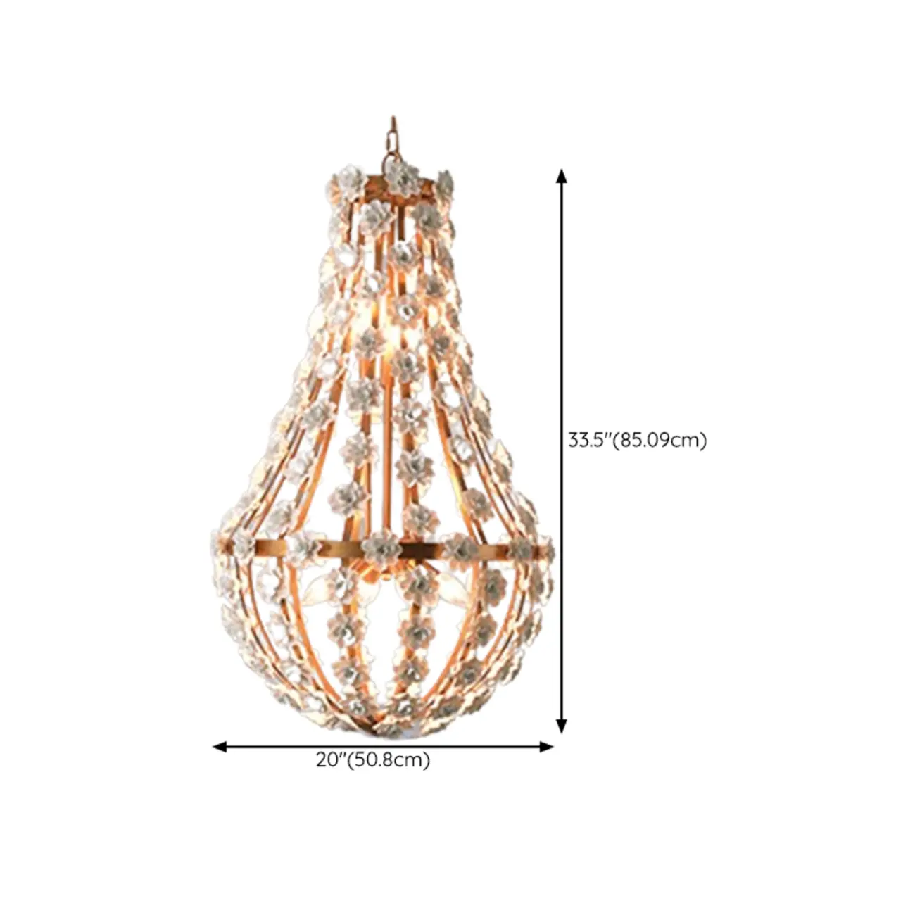  Modern Dome Ceramics Chandelier for Elegant Dining Room Image - 20 | homeyfad