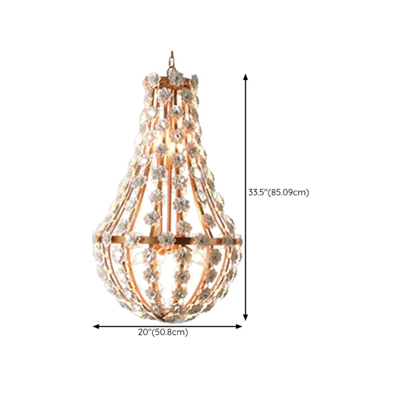Modern Dome Ceramics Chandelier for Elegant Dining Room Image - 20