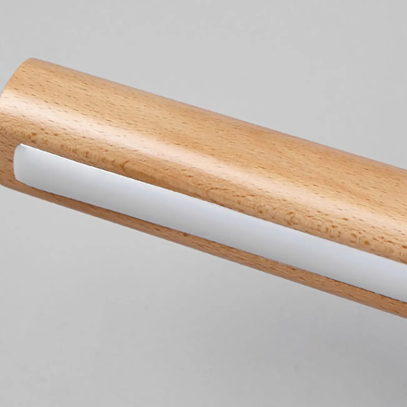 Modern Linear Wooden LED Vanity Light with Wall Mounted Image - 15 | homeyfad