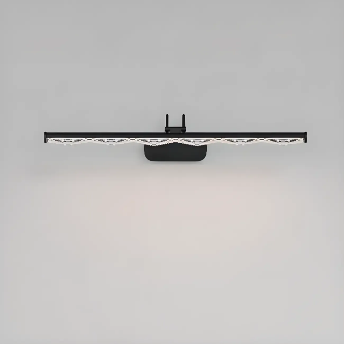 Modern Linear LED Vanity Light Above Bathroom Mirror Image - 11