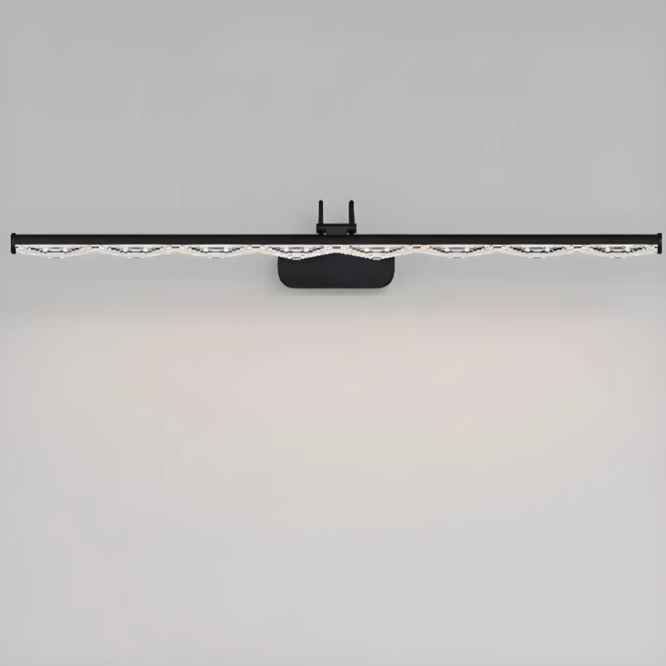 Modern Linear LED Vanity Light Above Bathroom Mirror Image - 12