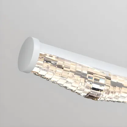 Modern Linear LED Vanity Light Above Bathroom Mirror Image - 13