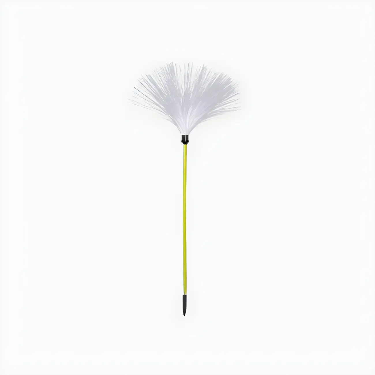 LED Solar yellow Pathway Lights with Courtyard Fiber Optic Decor Image - 7 | homeyfad