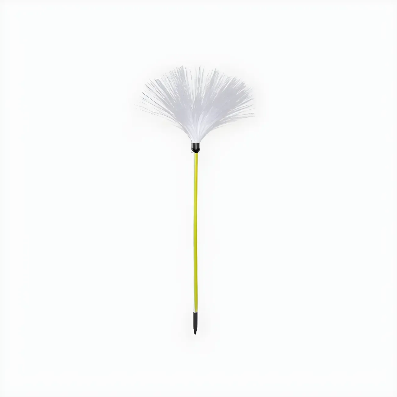 LED Solar yellow Pathway Lights with Courtyard Fiber Optic Decor Image - 7