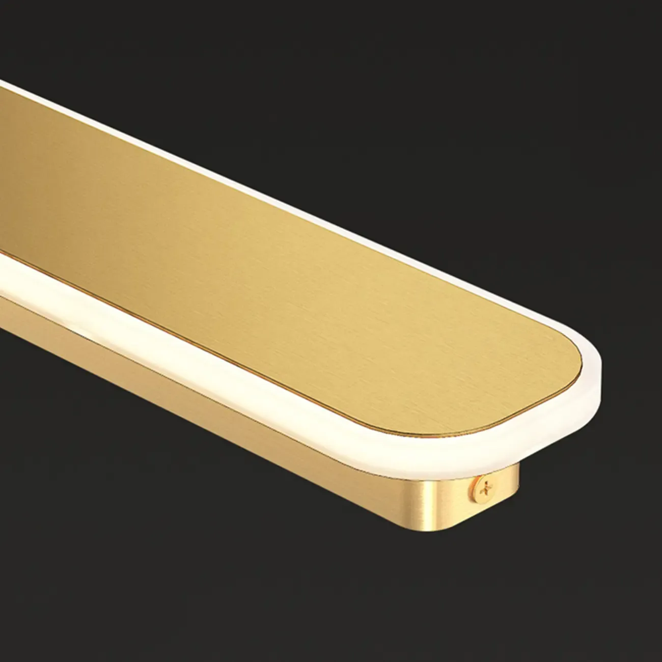 Modern Wall-Mounted LED Vanity Light with Acrylic Shade Image - 16